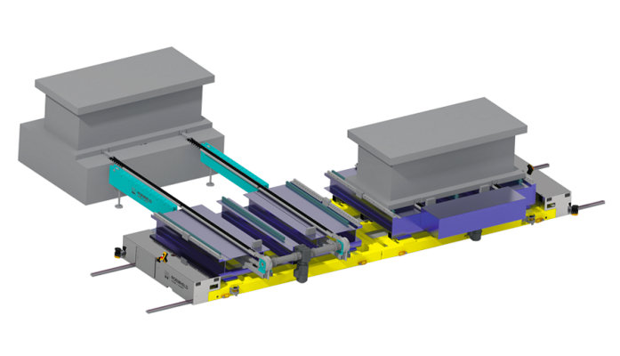 ROEMHELD Introduces NEW Die Changing System RWS – Guided on Rails for Loads up to 40 tons at Fabtech Chicago 2023